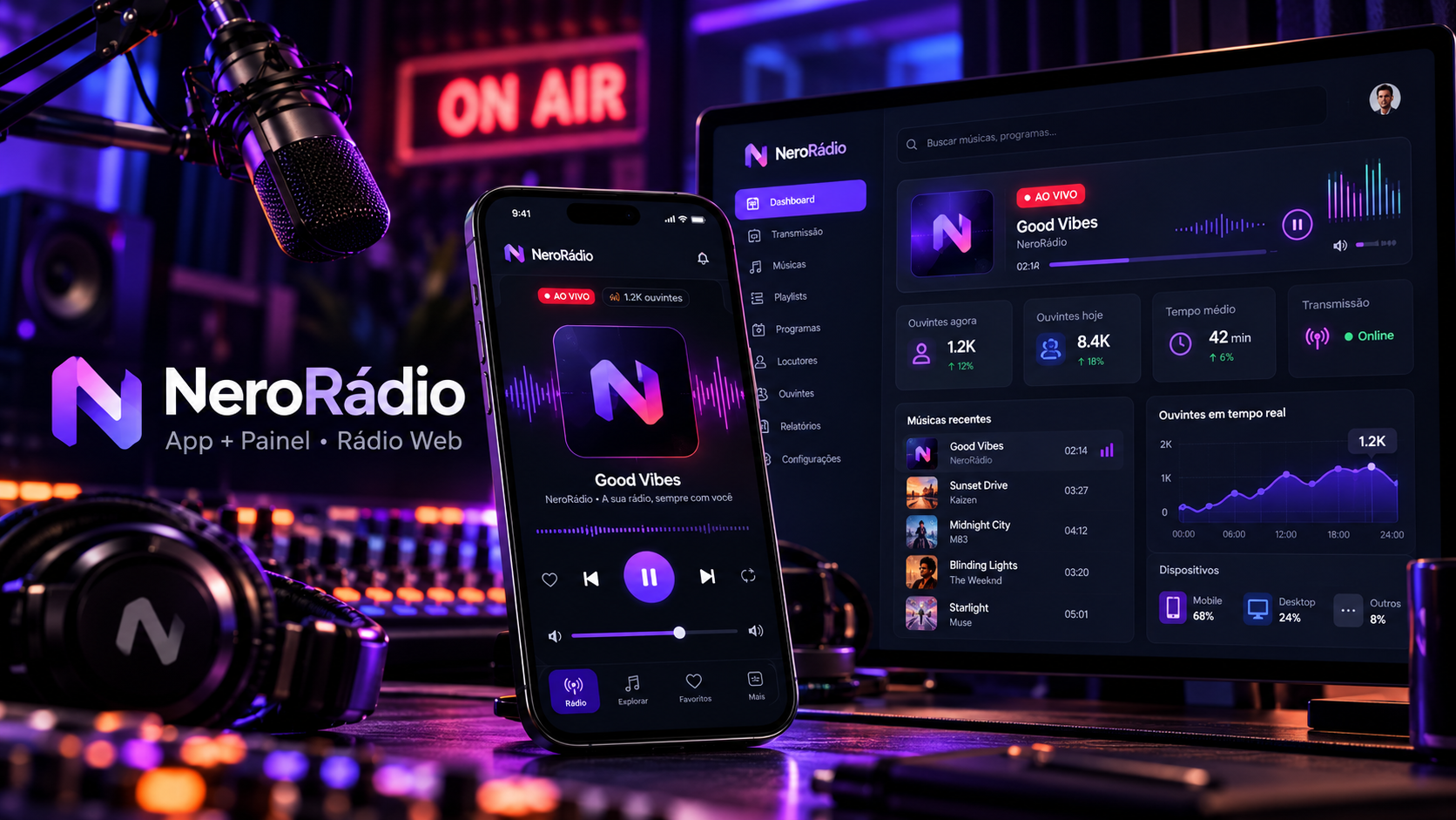 Imagem do projeto Nero Rádio